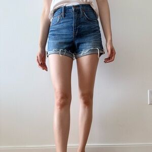 Madewell Classic Blue Jean Shorts